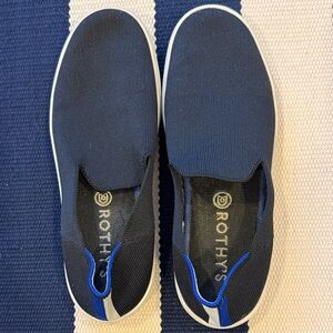 Rothy's Womens 8.5 Dark Blue Slip-Ons